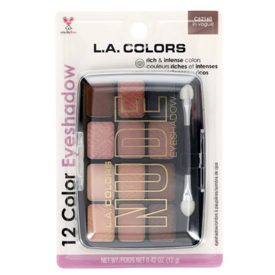 LA Colors 12 Color Eyeshadow Palette w/ Applicator 0.42oz You Choose New Shades