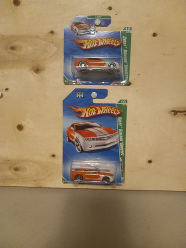 2010 Hot Wheels Treasure Hunt Chevy Camaro Concept Short Card Long Card Both