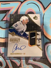 Aidan McDonough 37/99 Autographed Debut Threads 2023-24 Upper Deck Ultimate (CH)