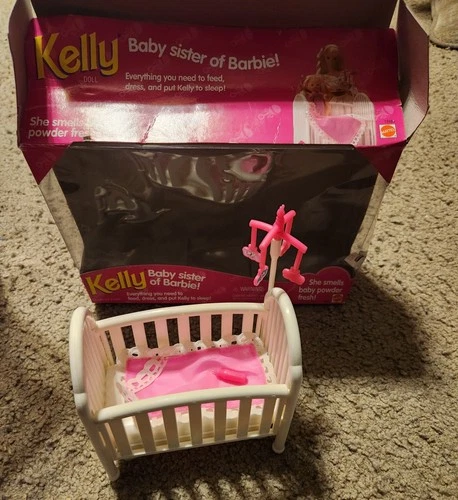 Vintage 1994 Kelly Baby Sister of Barbie Bedtime Fun INCOMPLETE Set Mattel#12489