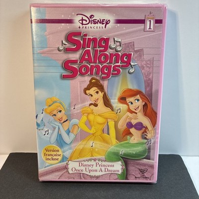 Disney Princess Sing Along Songs Vol. 1: Once Upon a Dream DVD, 2004 NEW Sealed