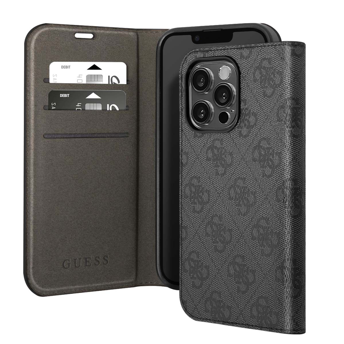 Guess Funda Folio para iPhone 14 Pro Protection Chic pour Sorties et Bureau - 4