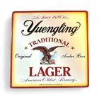 Vintage Yuengling Beer 1996 Sign Metal Bar Pub Tin Ad 16"x16" Traditional Lager