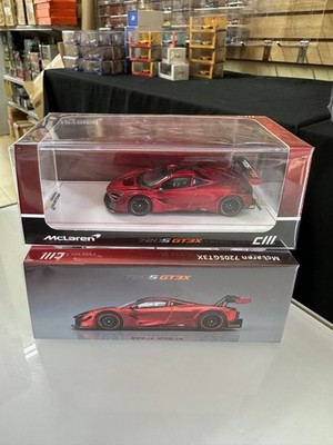 MCLAREN 720S GT3X RED 1/64 SCALE DIECAST CAR MODEL BY CM MODELS
