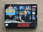 SNES ESPN Baseball Tonight Video Game, Factory SEALED (1994)