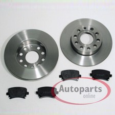 Bremsscheiben Ø 256 mm + Bremsbeläge hinten für VW Touran [1T1 1T2]