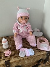 tiny treasures doll with clothes girl