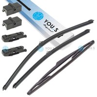 You.S Original Scheibenwischer SET Front + Heck FüR Fiat Stilo Multi Wagon 192
