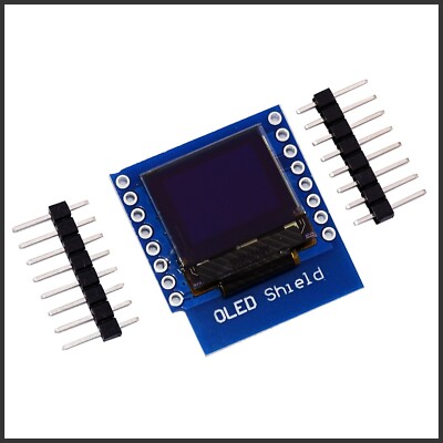 OLED Shield 0,66  Display 64X48 IIC I2C für D1 WeMos mini GY-SSD1306 