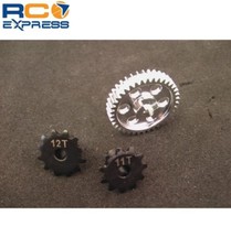 Hot Racing Kyosho 1/8 Motorcycle Aluminum Main Gear w/ Steel Sprockets HOR150SH