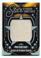 JACQUELINE KENNEDY ONASSIS  2023 LEAF POP CENTURY STAR STUDDED SWATCH  #'d 6/10