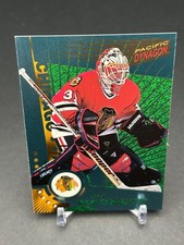 Jeff Hackett 1997-98 Pacific Dynagon Ice Blue #27 Chicago Blackhawks
