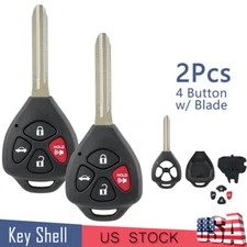 2 Replacement Remote Key Fob Case Cover 4 Buttons for Scion xB xD FRS 2005-2012