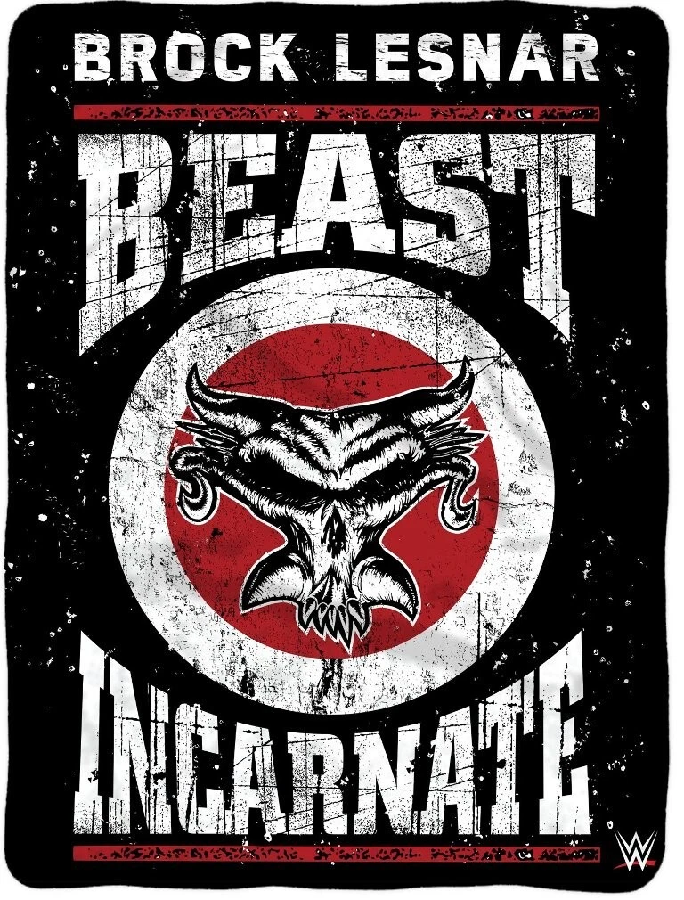 WWE Brock Lesnar "Beast Incarnate" Kids 60”x 80” Rachel Plush  Throw-W18940981412 | eBay