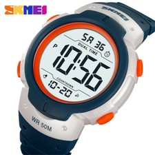 SKMEI Men Watch Digital LED Wristwatch Fashion Student Sport Outdoor Boys Watch