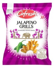 Cofresh Mild & Tangy Jalapeno Potato Grills 80G X 2 