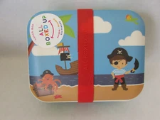 Eco One All Boxed Up Lunch Box Green Pirate on the Beach  100% Food Safe
