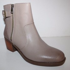 GH Bass NIB Women SZ 6-10 Alice Taupe Leather Buckle Ankle Boots