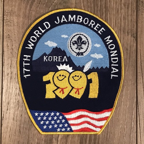 1991 Pfadfinder World Jamboree USA/BSA JACKE Rückenaufnäher: Neu, Neuwertig!