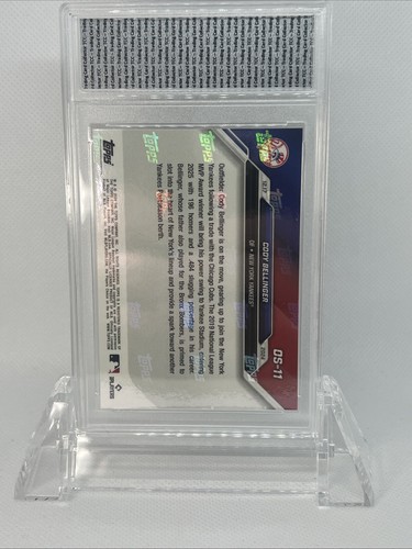 2024 Topps Now Cody Bellinger Joins Bronx Bombers TCC Graded Gem 10 - 第 3/3 張圖片