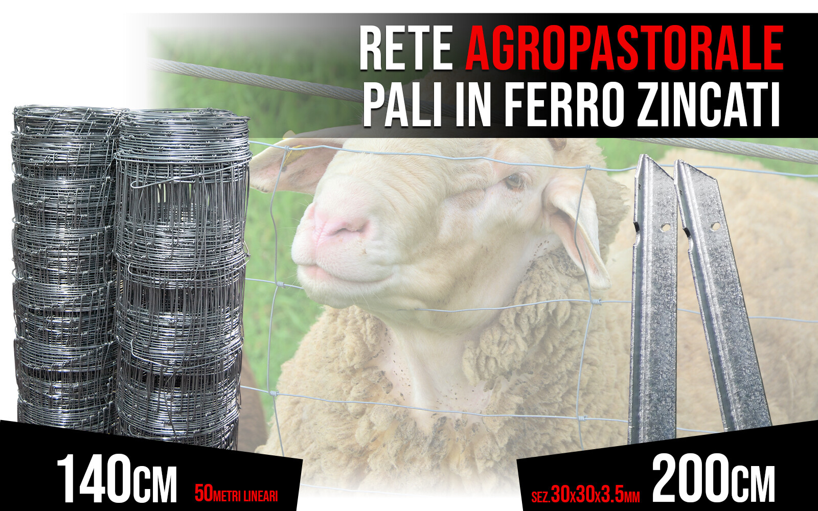 Paletti Per Recinzione Plastificati Altezza 225CM - Foto 6