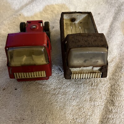 vintage Tonka pickup and semi cab small