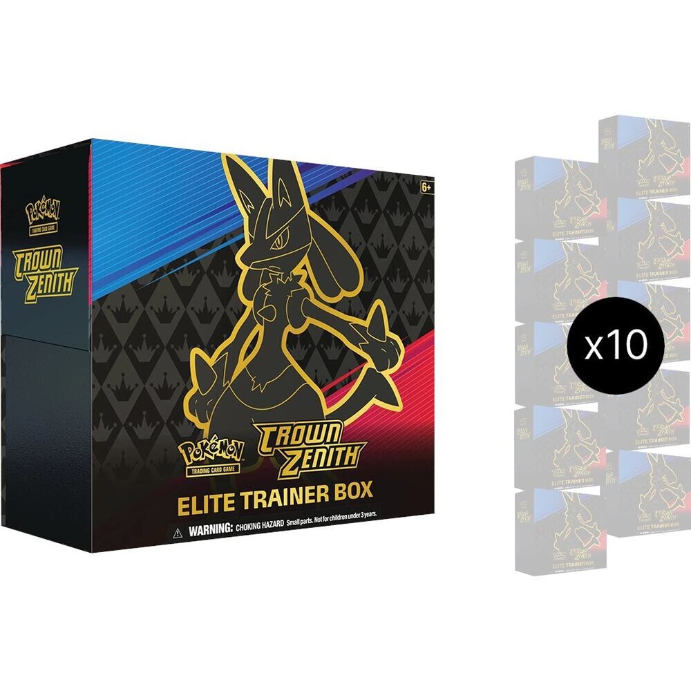 pokemon crown zenith elite trainer box case