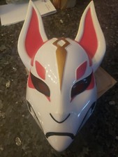 Fortnite Game Fox Drift Mask PLASTIC Cosplay Party Halloween