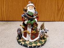 Friendly Folk Santa's Kingdom 1st Edition 2000 Susan Winget #8 Rare HTF Vintage