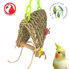 2261 Perch Tent Small Medium Bird Toy Cages Hut Conure Parakeet