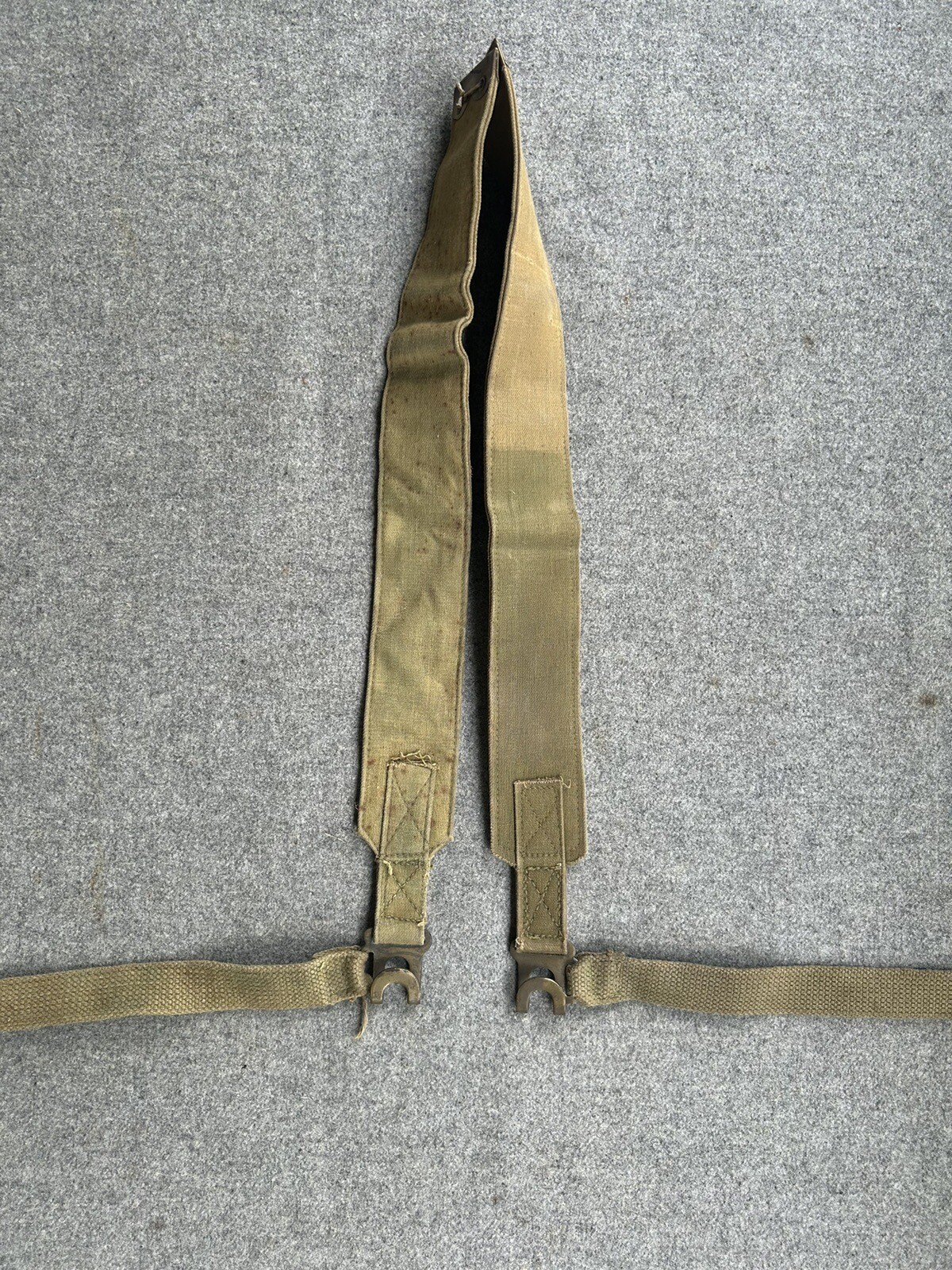 SANGLE STRAP PACK PAIRE WEBBING PATTERN 37 1937 ANGLAIS GB BRITISH WW2