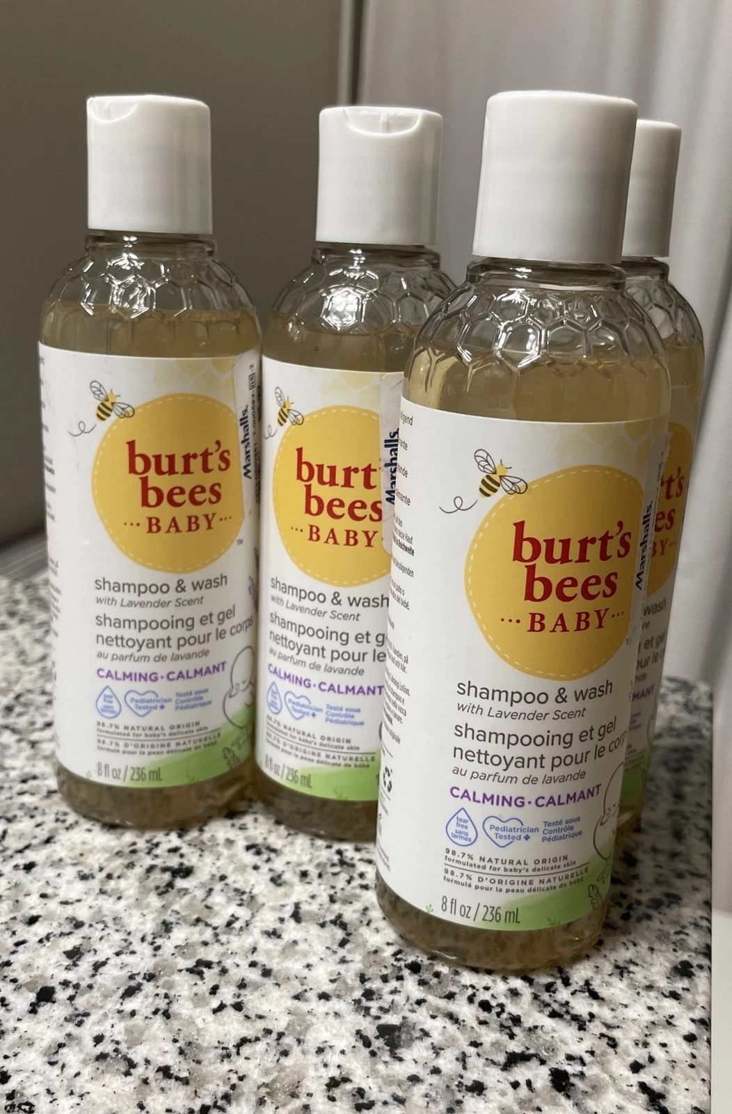 Burt's Bees Baby Calming Shampoo and Wash with Lavender, Tear-Free, 8 Fl oz 4pk
Opens in a new windo