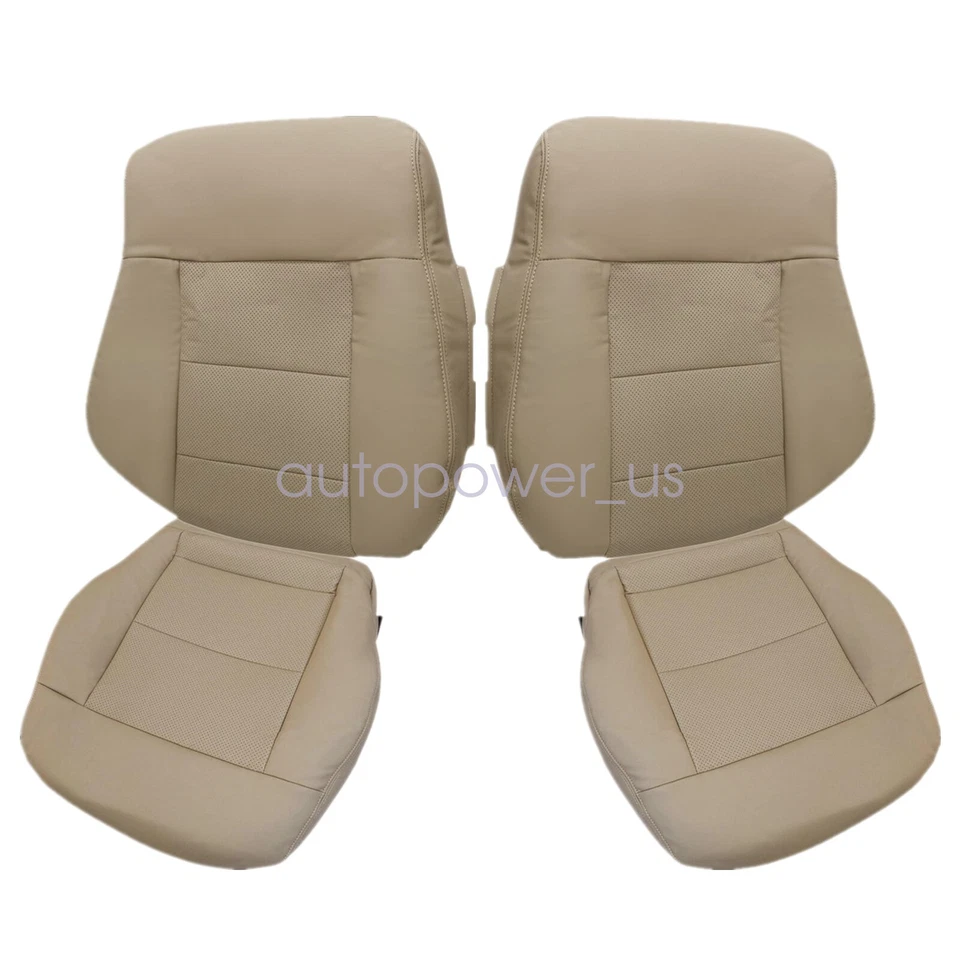 For 2010-2013 Mercedes Benz E350 Both Side Bottom + Lean Back Seat Cover Tan - Изображение 2 из 4