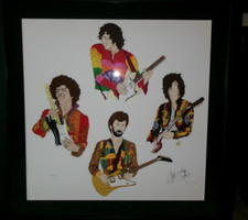 THE WHO - JOHN ENTWISTLE - GUITAR GODS ARTWORK SERIGRAPH