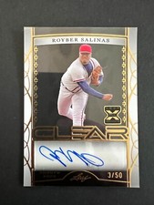 2022 Leaf Trinity Clear Gold Spectrum Foil /50 Royber Salinas #CA-JC1