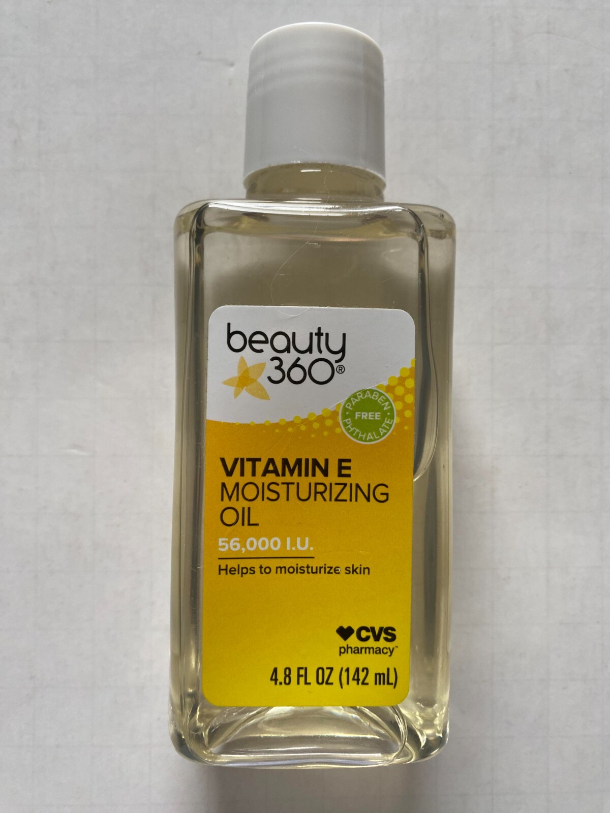 Beauty 360 Vitamin E Moisturizing Oil 56000 I.U. ( 4.8 FL OZ / 142 mL