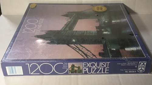 FX Schmid 1200 Piece Exquisit Jigsaw Puzzle Tower Bridge #98338.6 24” X 24” New - Picture 5 of 12