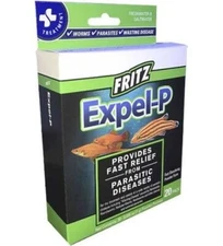 Aquarium, Fritz Aquatics Expel-P Parasitic Disease Treatment (20 count)