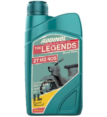 Motoröl ADDINOL Legends 2T MZ 405 1 Liter für Aprilia KTM Suzuki Kawasaki Yamaha
