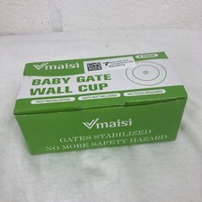 Vmaisi Baby Gate Wall Cups 4 Pack for Bottom of Gates Doorway Stairs Baby Gates