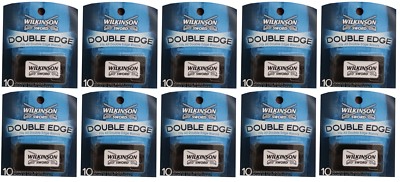 100 Wilkinson Sword Classic Double Edge Razor Blades + Eyebrow Trimmer