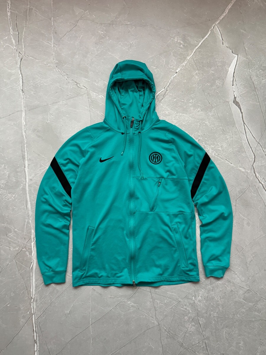 Nike Inter Milan Hooded Track Jacket Soccer Football Size M