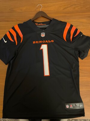 Ja’Marr Chase Bengals Nike Limited Black Jersey L Officially Licensed