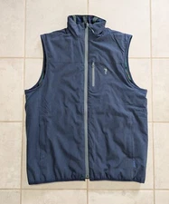 William Murray Men's Medium Golf Vest Tartan Plaid Reversible Full Zip