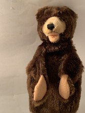 VTG 1950 s Steiff Teddy Bear Puppet 9 x 9 GoodCondition Ear Needs Sewn Seam