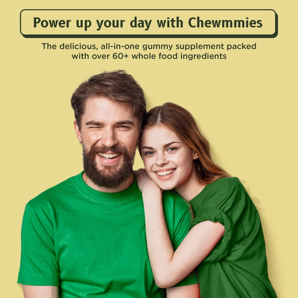 Daily SuperGreen Gummies, Digestive Health, 20+ Vitamins & Minerals - 28 sachet - Image 3 of 4