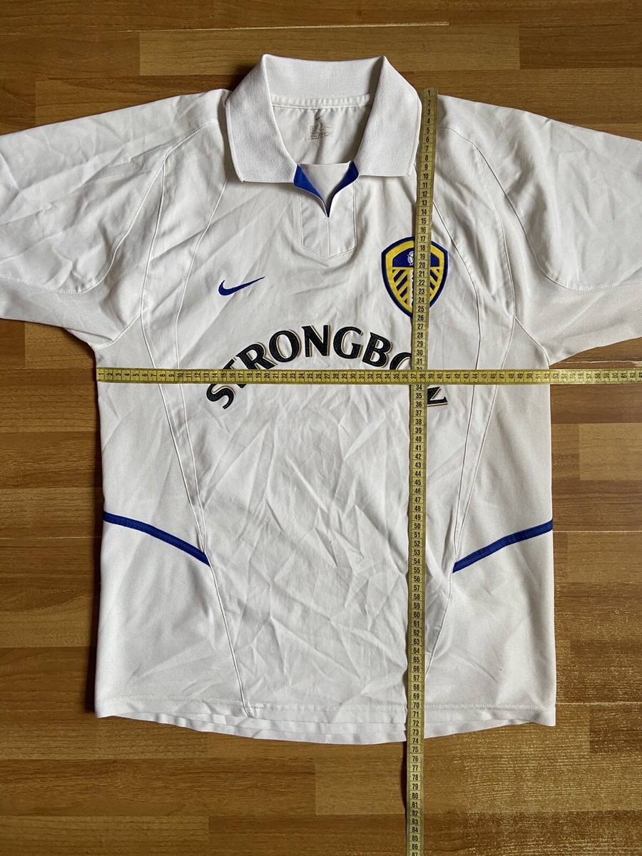 LEEDS UNITED 2003 2004 HOME FOOTBALL SHIRT SOCCER JERSEY NIKE sz M