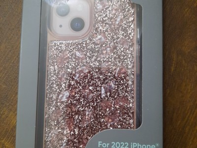 2022 IPhone 6.1'' (2 Camera) Protect Onn. Pink Glitter 10' Drop Protection 