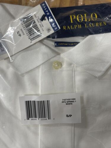 Polo Ralph Lauren Custom slim Fit Men Polo Shirt. White - Picture 1 of 4