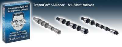 '01-10 ALLISON 1000-2400 A1 SHIFT KIT TRANSGO - GMC Chevy (A1-SHIFT-VALVES)